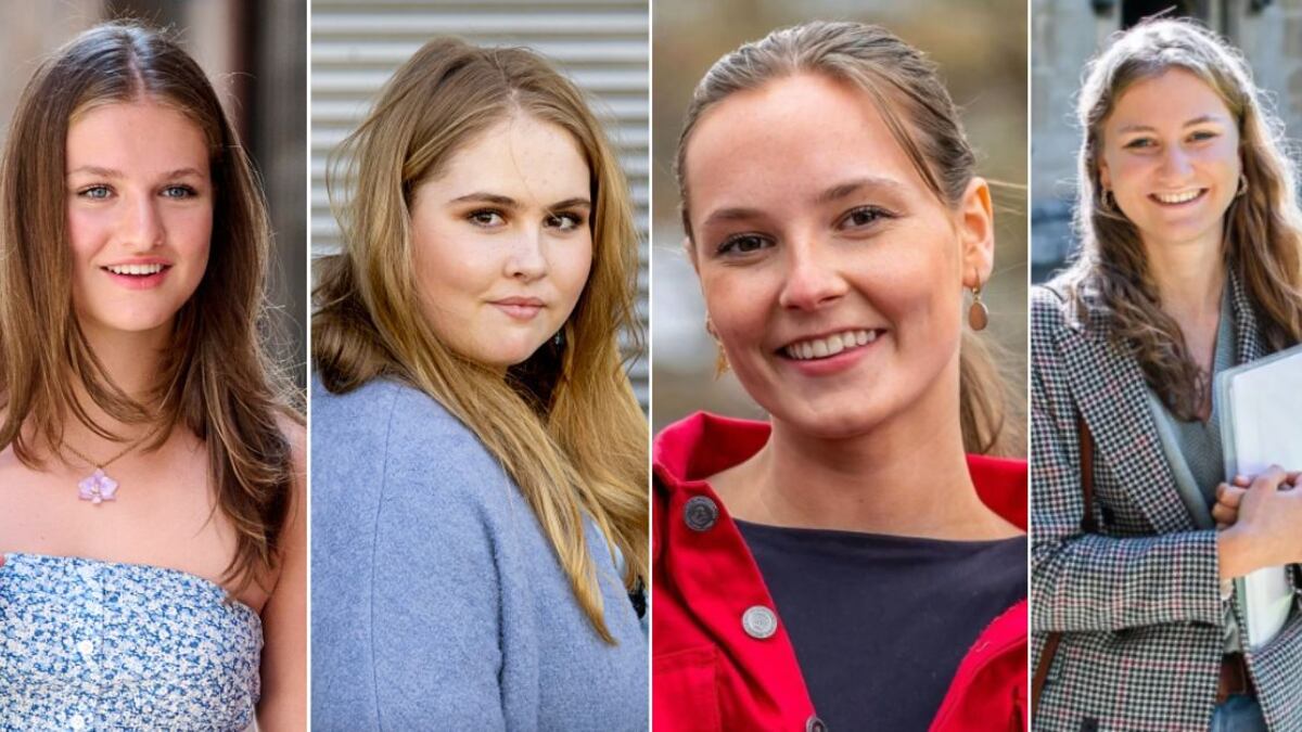 Sin la princesa Leonor: el selecto grupo secreto de WhatsApp de las futuras reinas de Europa