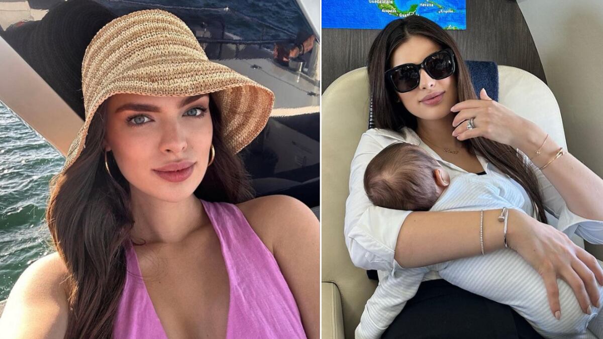 Nadia Ferreira compartió una postal navideña junto a su bebé que desató sospechas de embarazo.