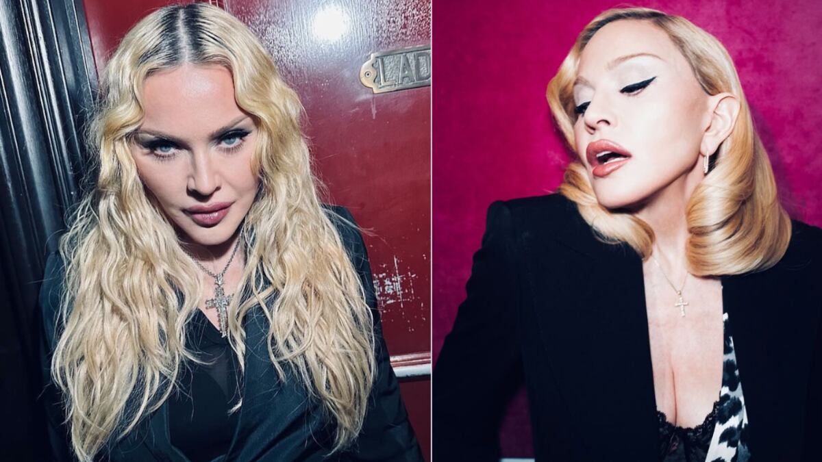 Madonna reapareció con un vestido floreado que causó opiniones divididas.