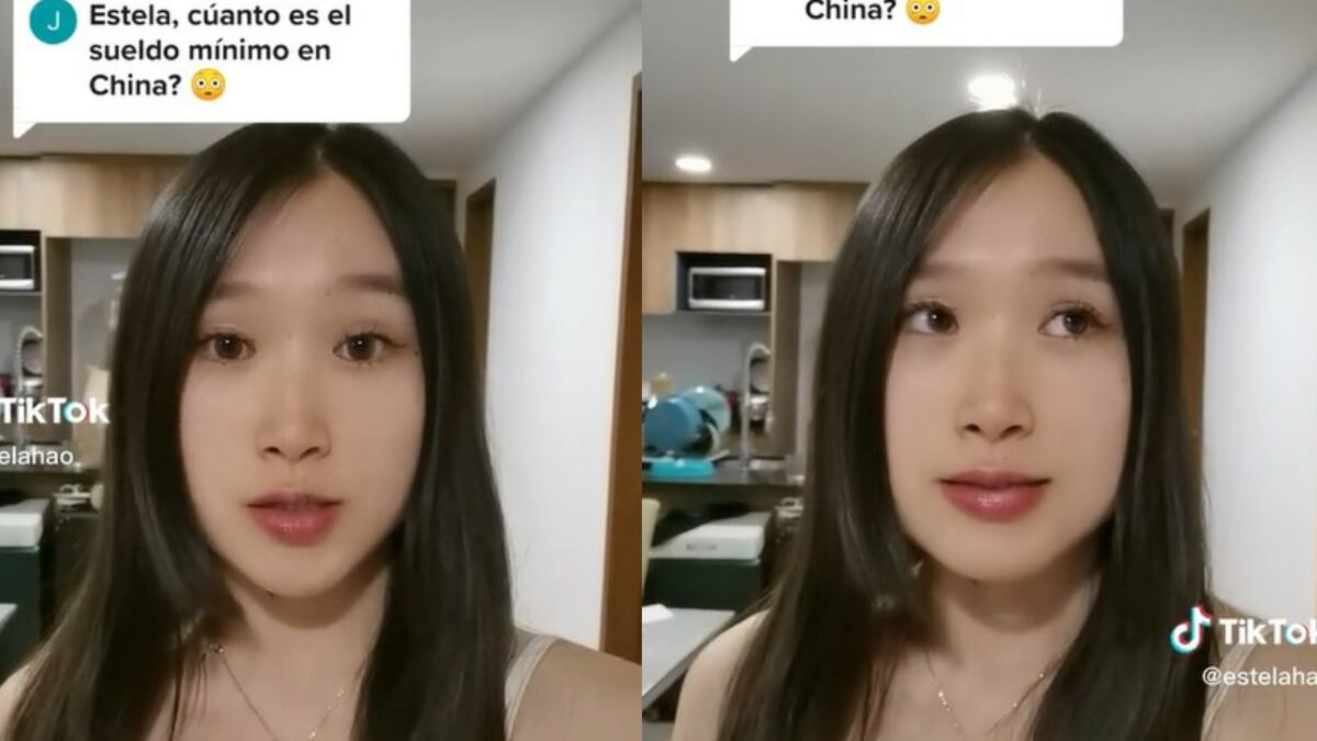 La joven causó sorpresa al revelar el salario mínimo en China
