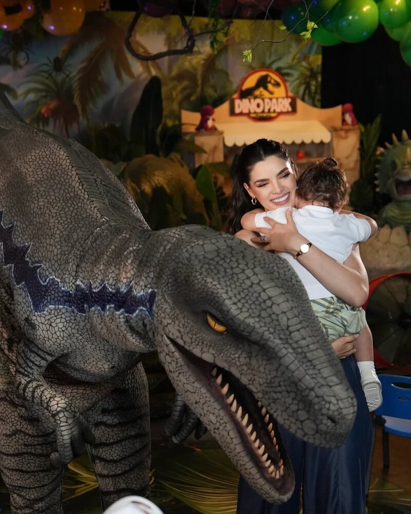 Nadia Ferreira celebra el segundo cumpleaños de su hijo