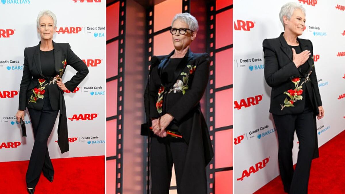 Jamie Lee Curtis fue homenajeada en los Premios Movies for Grownups de AARP por su destacado camino actoral que inició en 1978.