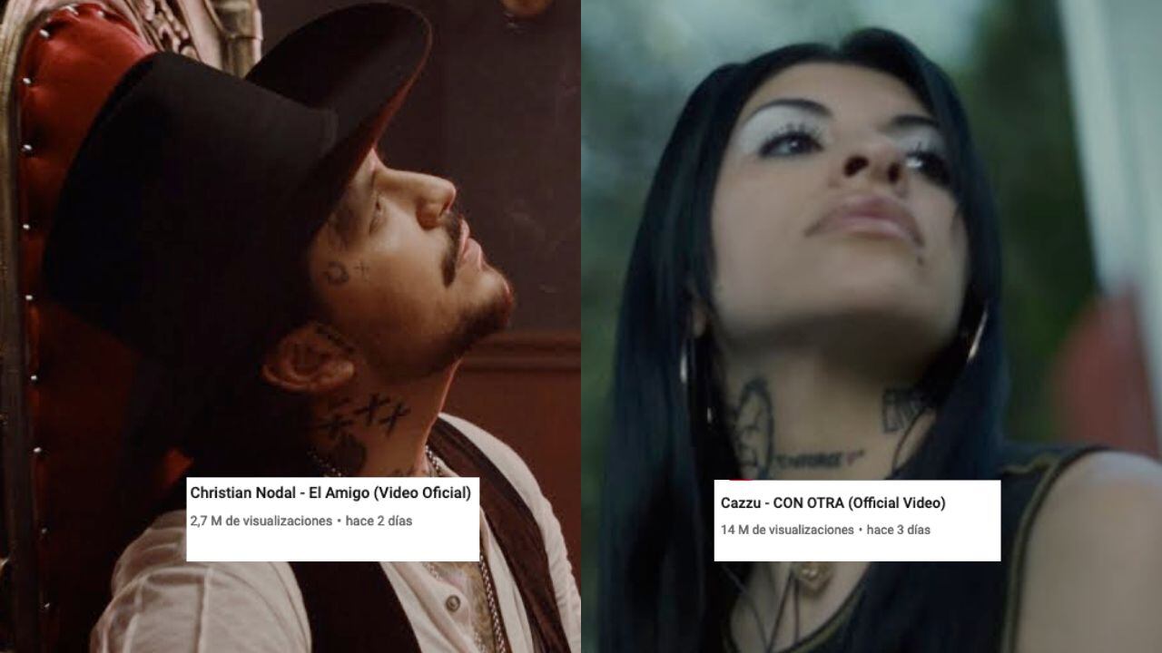 La nueva canción de Cazzu supera por mucho al tema de su ex Christian Nodal.