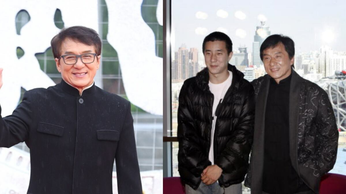 Jackie Chan y su hijo