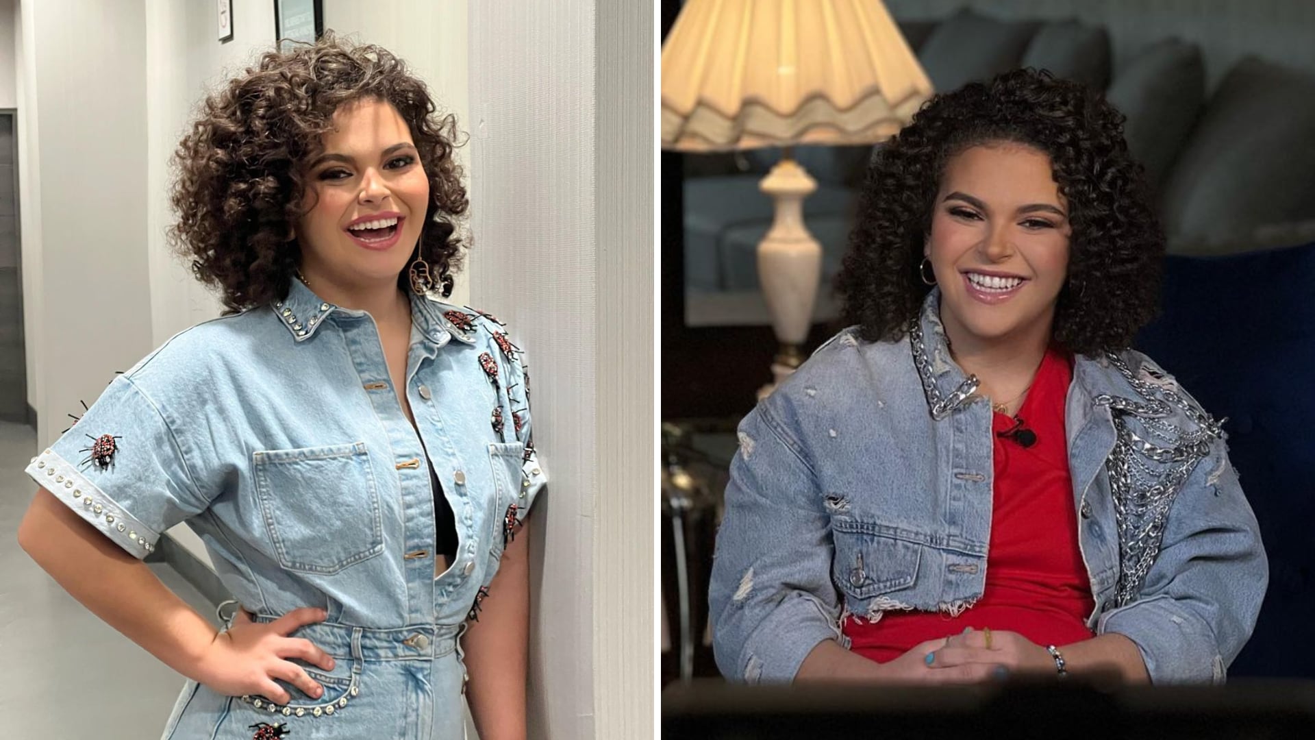Sin miedo ya a las críticas, Lucerito Mijares reapareció con un outfit andrógino que está siendo señalado