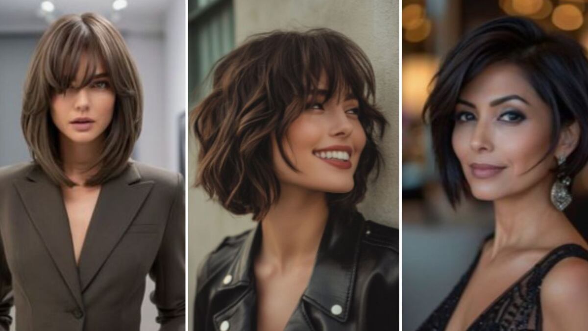 Bob escalado: 5 estilos del corte de pelo en tendencia 2025 que rejuvenece a las mujeres de 40 a 50 años