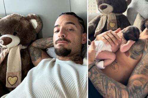 “Un frío en el estómago”: Maluma preocupó a sus fans al tomarse esta foto con su hija