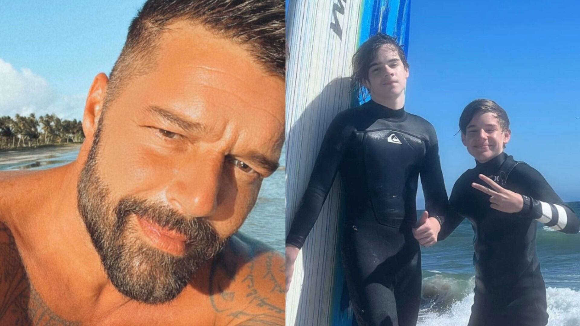 Ricky Martin ha sido castigado por su paternidad pero su hijo se muestra orgulloso de él