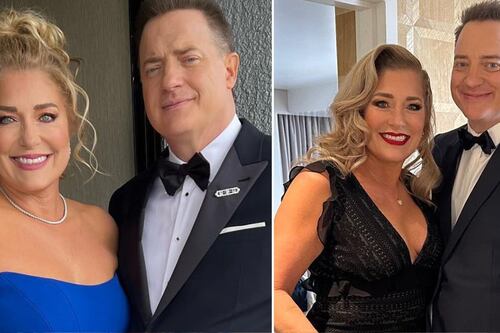 Brendan Fraser está muy enamorado de su novia: fotos que muestran que son una pareja ideal
