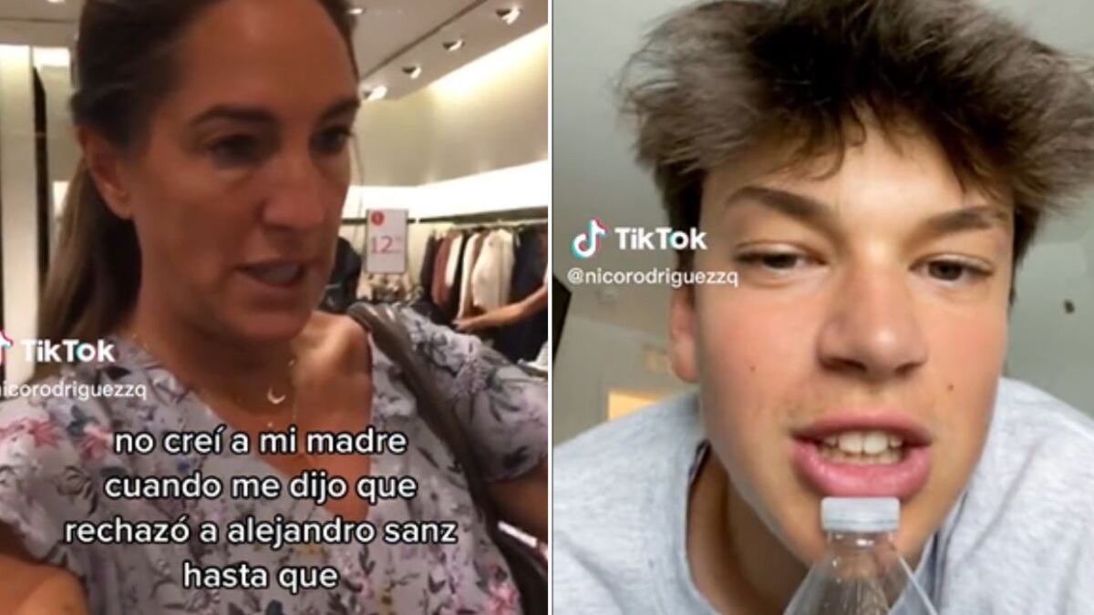 La mujer le contó a su hijo que salió con alguien ‘particular’ en sus años de juventud.