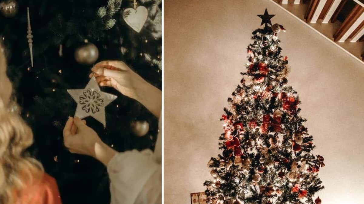 Navidad árbol de pared