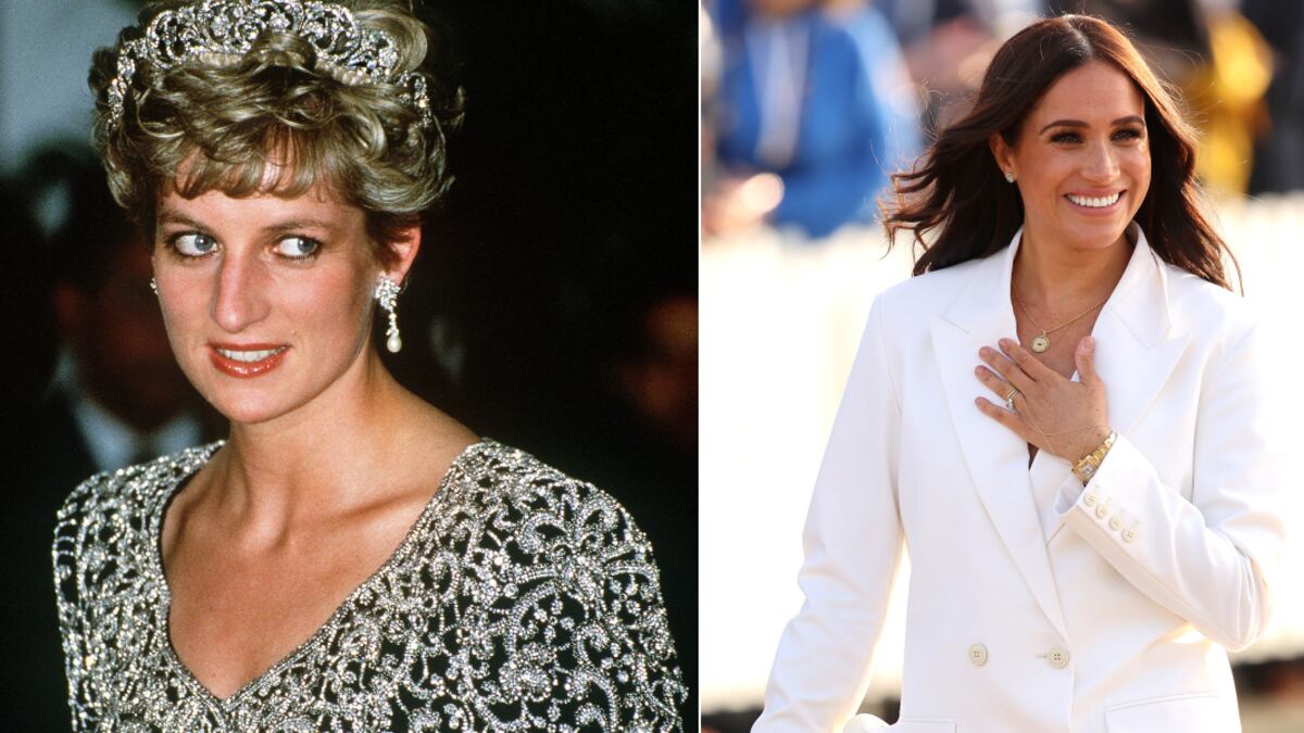 Lady Di y Meghan Markle