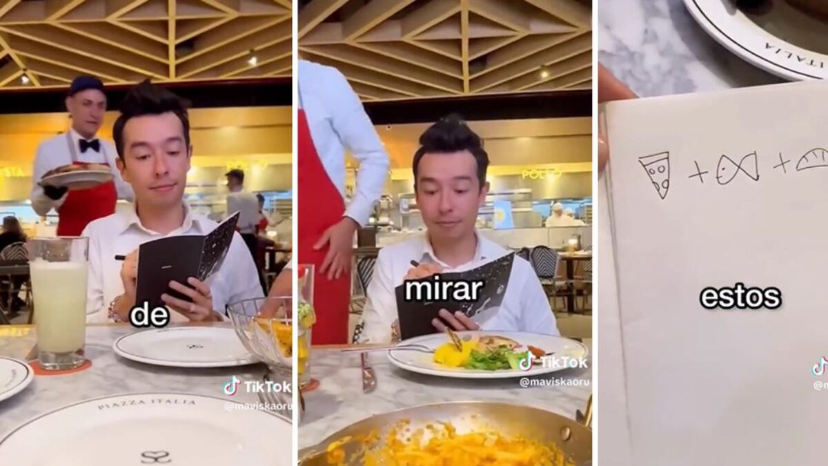 Es la historia de un joven influencer que llegó con papel y libreta en mano y fue confundido con un critico de comida