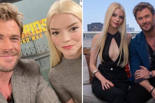 “Uy esas miradas”, el video de Anya Taylor-Joy y Chris Hemsworth por el que dicen que hay “atracción y deseo”
