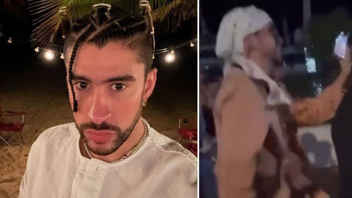 Bad Bunny lanza el teléfono de una fanática