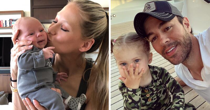 Fotos de los hijos de Enrique Iglesias y Anna Kournikova
