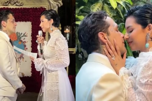 Cristian Nodal confiesa a Adela Micha por qué se casó con Ángela Aguilar y dejó a Cazzu