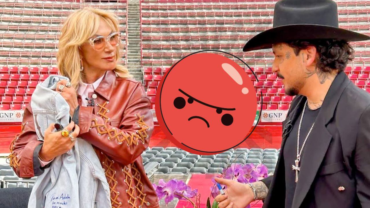 En redes sociales aseguran que Christian Nodal quiere evitar que se publique la entrevista que le dio a la periodista.