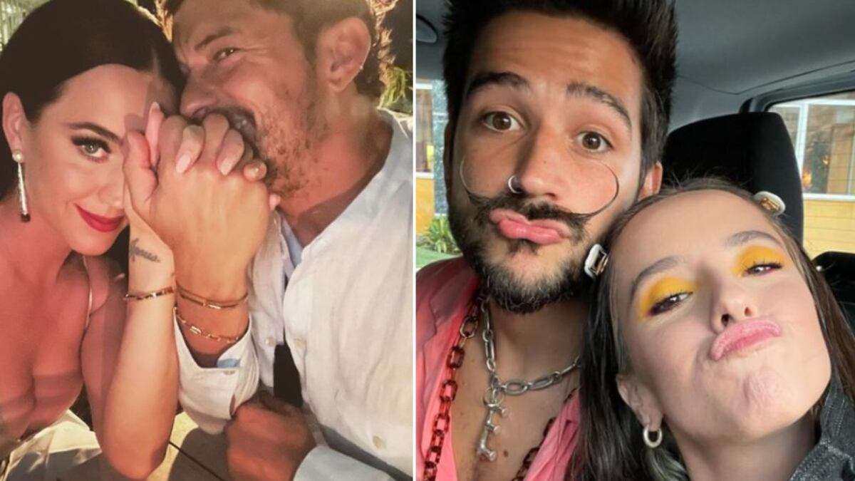 Camilo y Orlando Bloom parejas