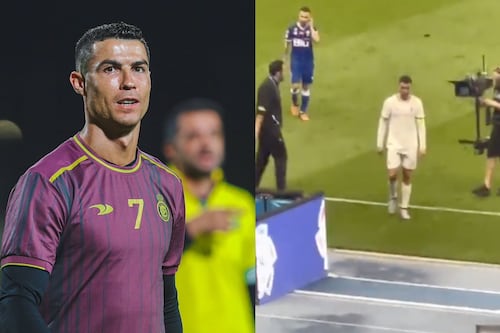 Cristiano ‘se pasó' con un gesto obsceno y en Arabia Saudita piden que lo deporten