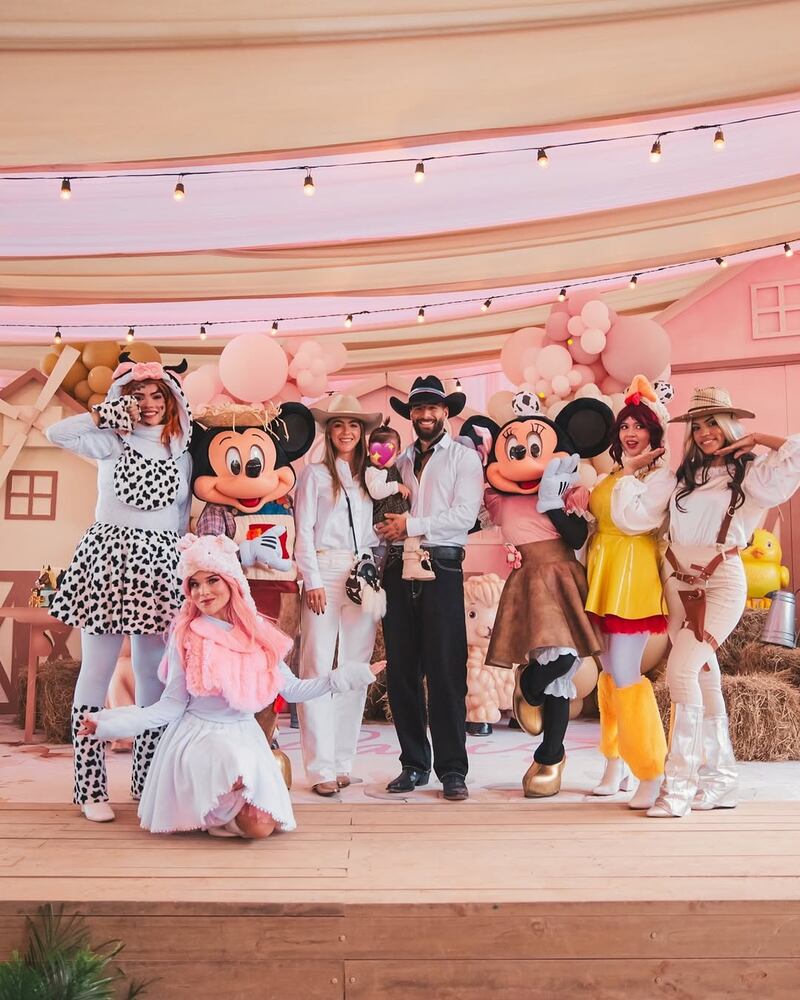 Maluma festejó así el primer año de su hija Paris.