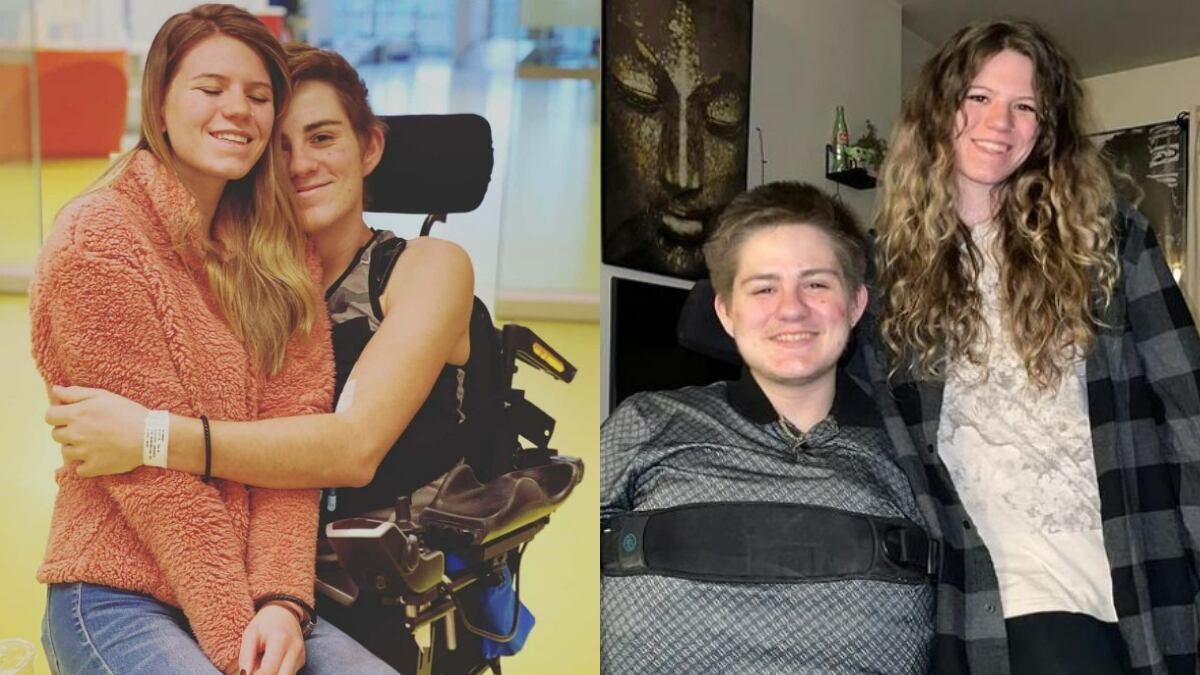 La pareja realizó un video recopilatorio de cómo cambió su vida tras el accidente