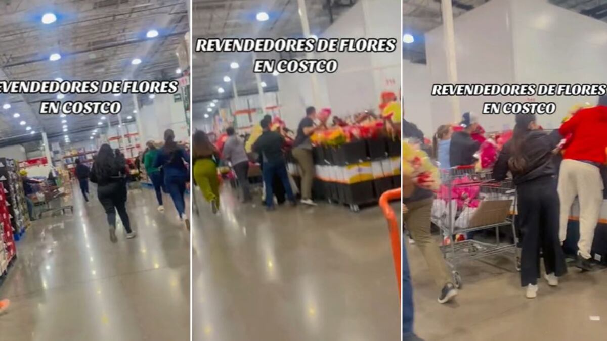 Revendedores desatan locura en Costco: Entre maratón y peleas por ramos de flores para el Día de San Valentín