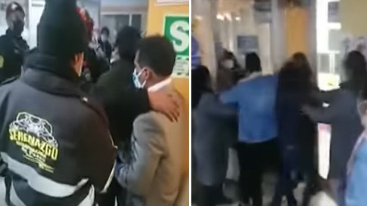 Los hijos se fueron a los golpes con el padre y la novia