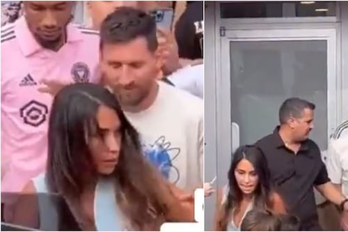 Antonela Roccuzzo estalló ante acoso de fanáticos en Miami junto a Messi y sus hijos