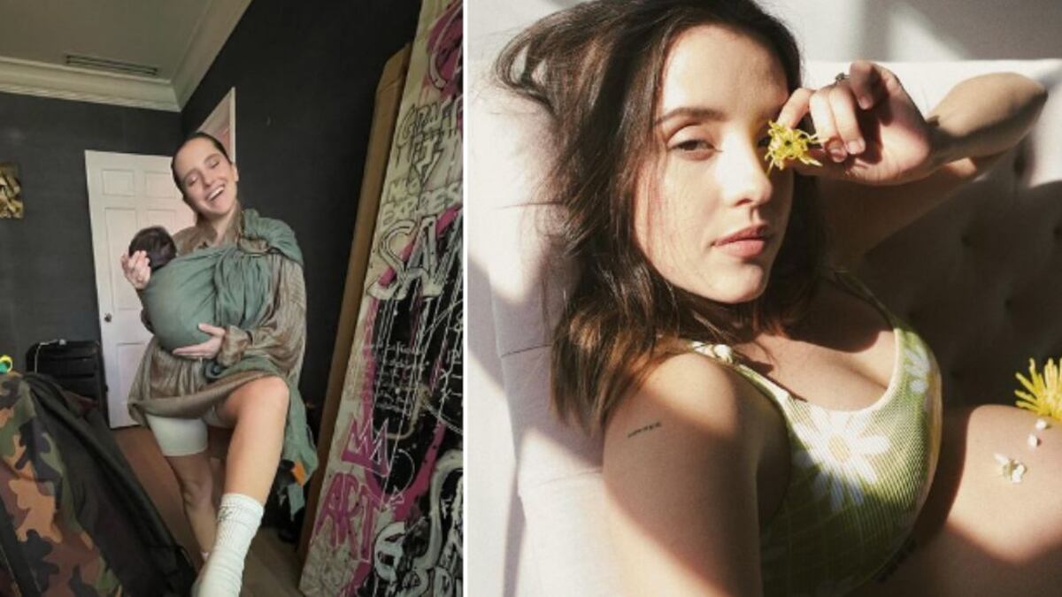 Evaluna Montaner con su hija Índigo