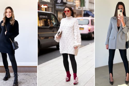 ¿La llevarías? Así se lucen los vestidos sobre leggins, la polémica tendencia que le dará un giro a tu look