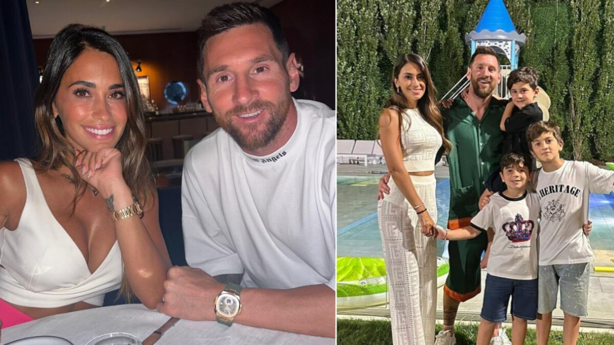 Messi y Antonela Roccuzzo