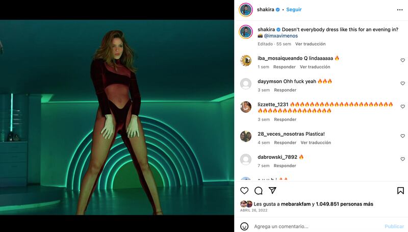 La colombiana Shakira, no solo ha ofrecido poderosos discursos de empoderamiento, también se ha preocupado por resaltar la belleza de los cuerpos desde 2020.