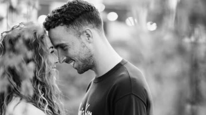 Diogo Jota y su esposa.