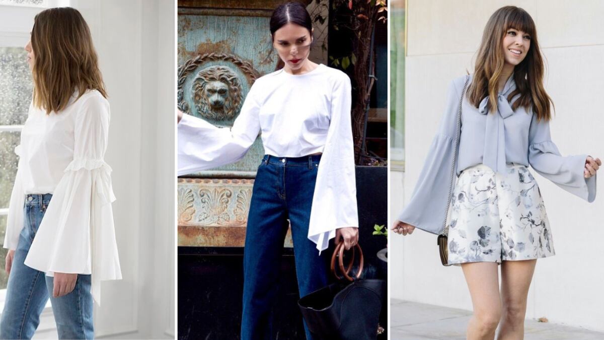 Las blusas de manga japonesa logran elevar tu look y convertirlo en el más elegante, así se usan.