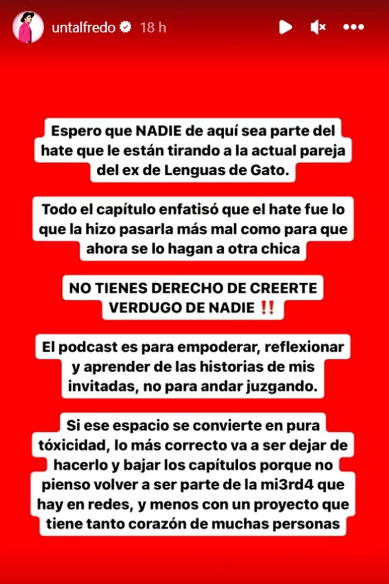 Esto dijo Un tal Fredo sobre el caso de Luisito Comunica y Cynthia Velázquez