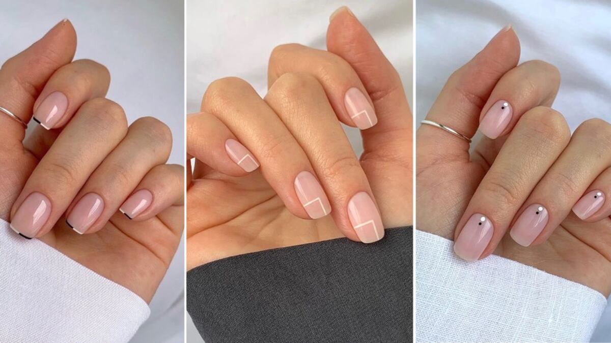 Las manicuras minimalistas son atemporales y perfectas para mujeres elegantes