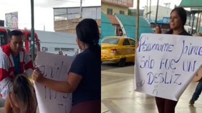 La escena se volvió viral en redes