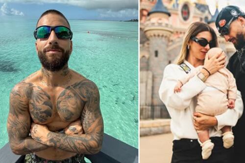 ¡Una fashionista! Hija de Maluma posa con traje de baño floreado a sus 9 meses y sorprende lo grande que está