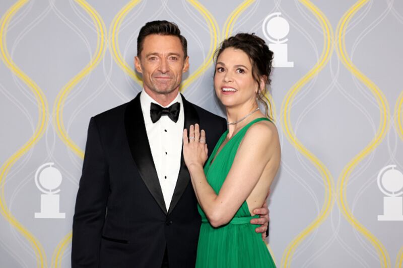 Hugh Jackman y su actual pareja Sutton Foster