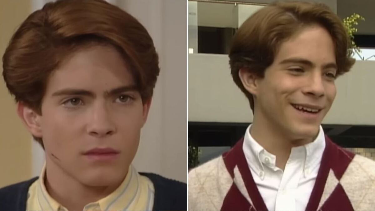 Osvaldo Benavides tenía 16 años cuando actuó en 'María, la del barrio'