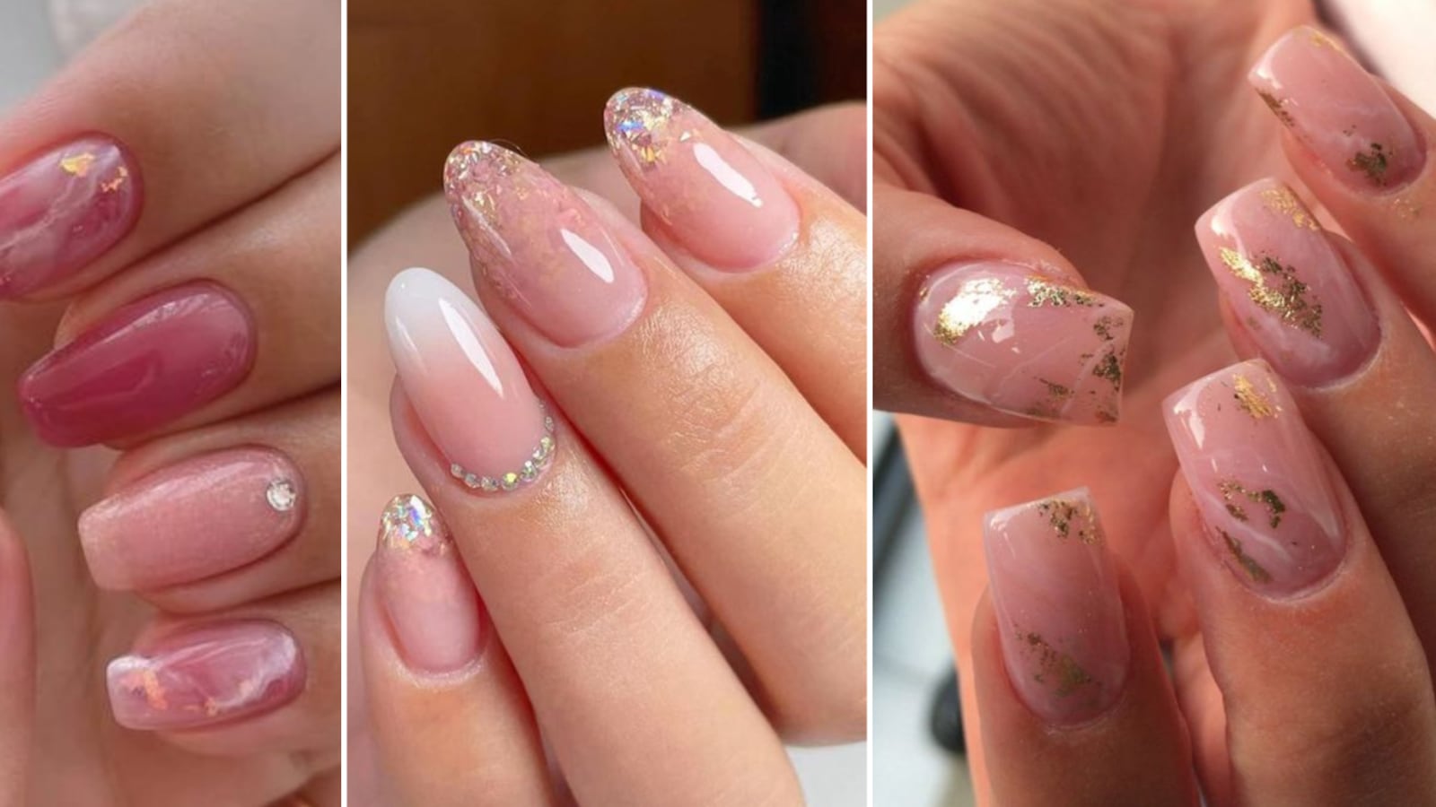 Uñas rosa pastel 2023