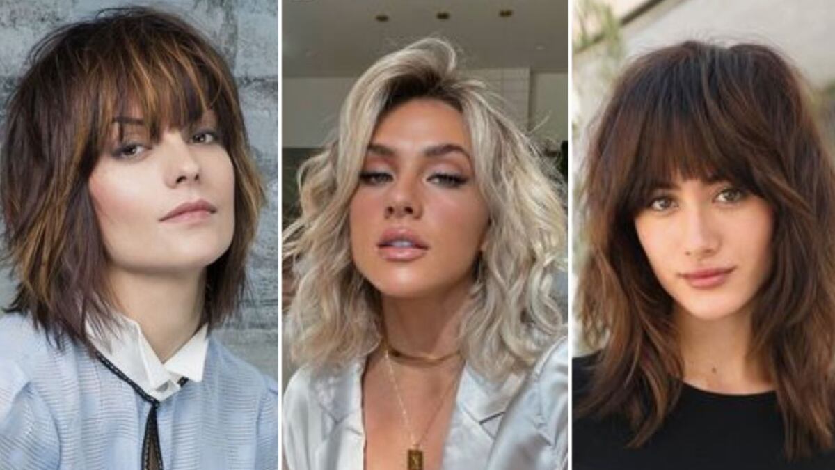 Cortes de pelo a media melena con flequillo: 8 estilos rejuvenecedores y favorecedores