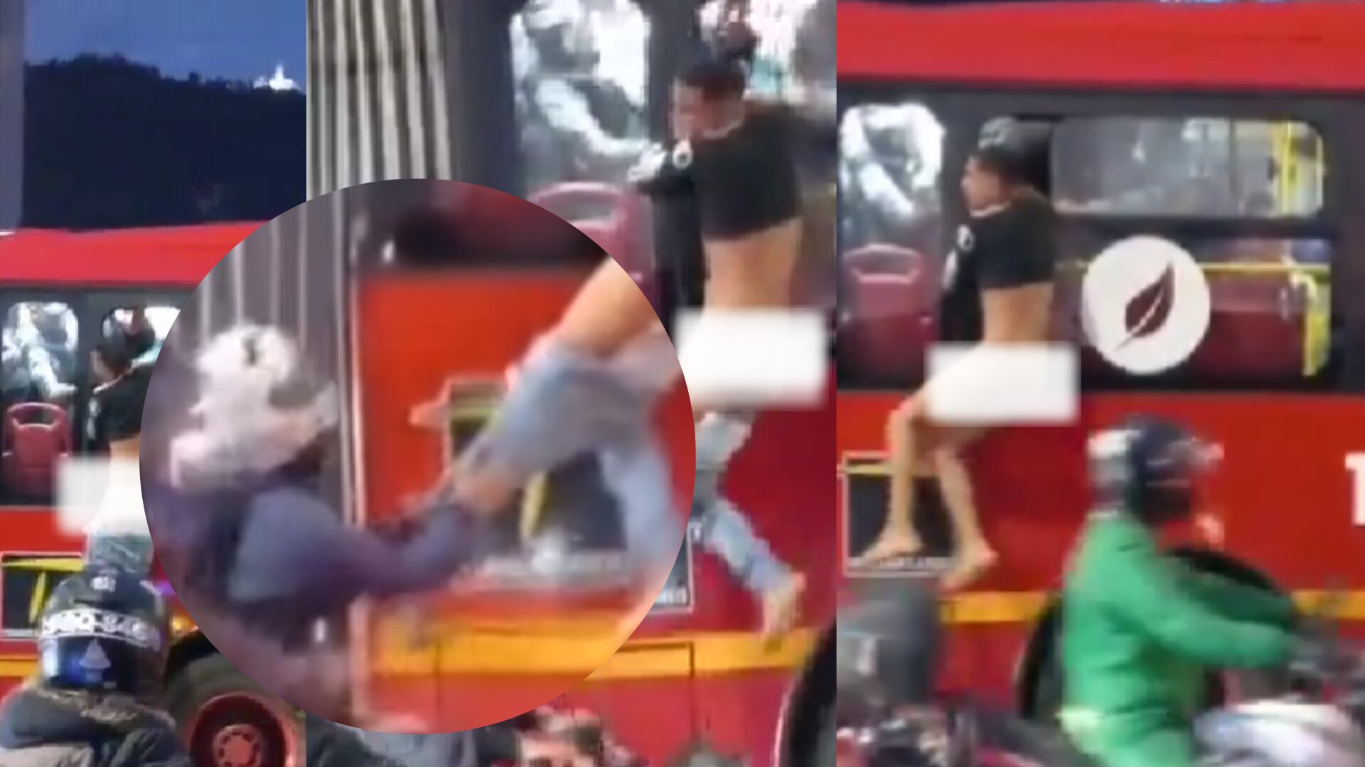 Presunto atracador fue golpeado en público en Bogotá