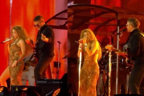 Comparan a Shakira con Clara Chía por este gesto con Alejandro Sanz en pleno concierto