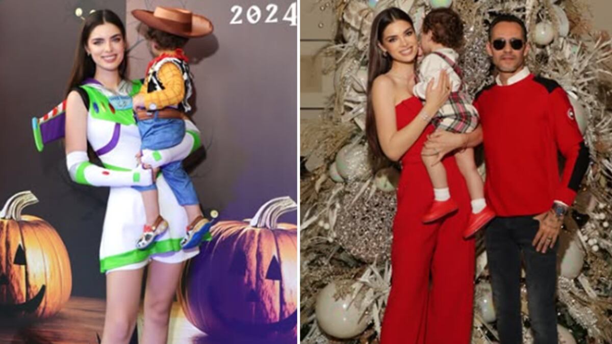 Nadia Ferreira y Marc Anthony hijo