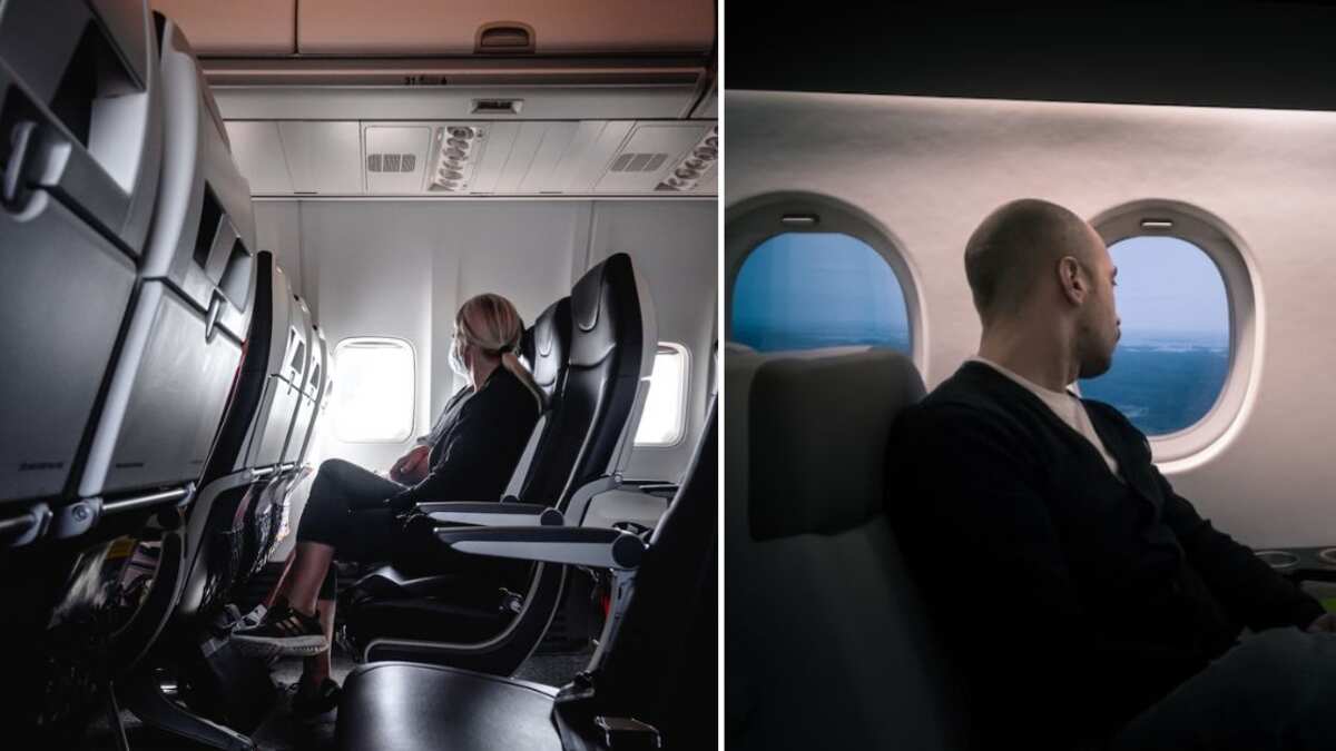 Hombre vuela en primera clase y deja a su esposa e hijos en clase económica
