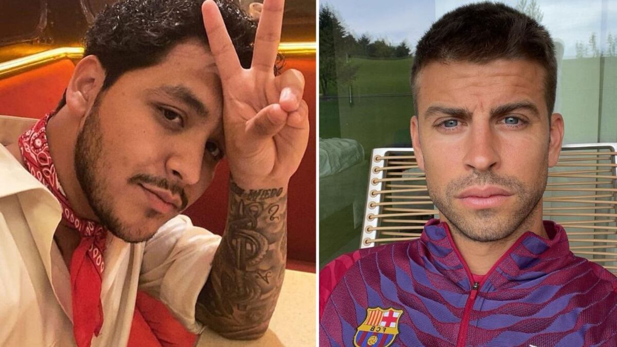 Piqué y Christian Nodal usaron la misma camisa, y a uno de ellos lo tacharon de mal vestido ¿Cuál fue el look?