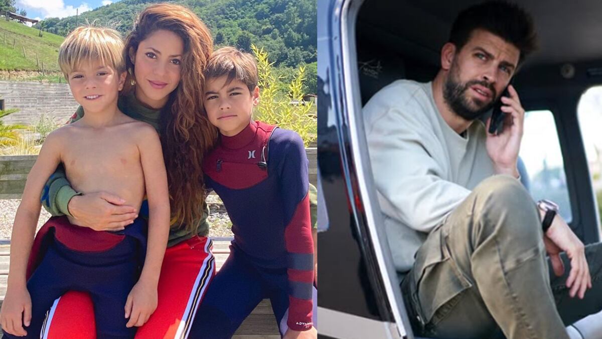 Shakira y Piqué hijos