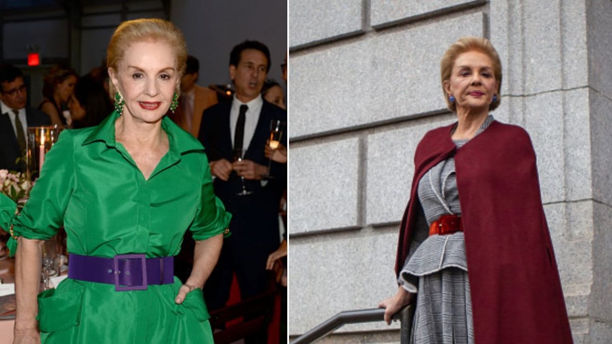 Los secretos de Carolina Herrera para mantener una piel lozana después de los 60 años